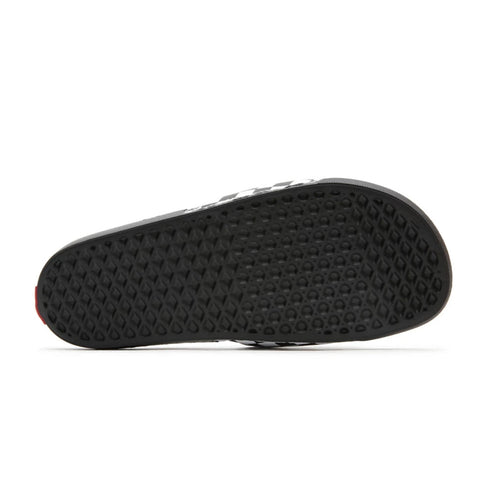 Vans La Costa Slide-On Claquette Checkerboard - True White / Black - Streetart.fr